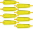 24 Pieces Corn Cob Holders and Dish Set Corn on the Cob Stainless Steel Skewers BBQ Twin Prong Holders Corn Cob Trays for Outdoor BBQ Tool