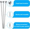 15PCS Cocktail Picks for Drinks, Stainless Steel Cocktail Toothpicks, Reusable Cocktail Skewers, Garnish Picks Bloody Mary Skewers